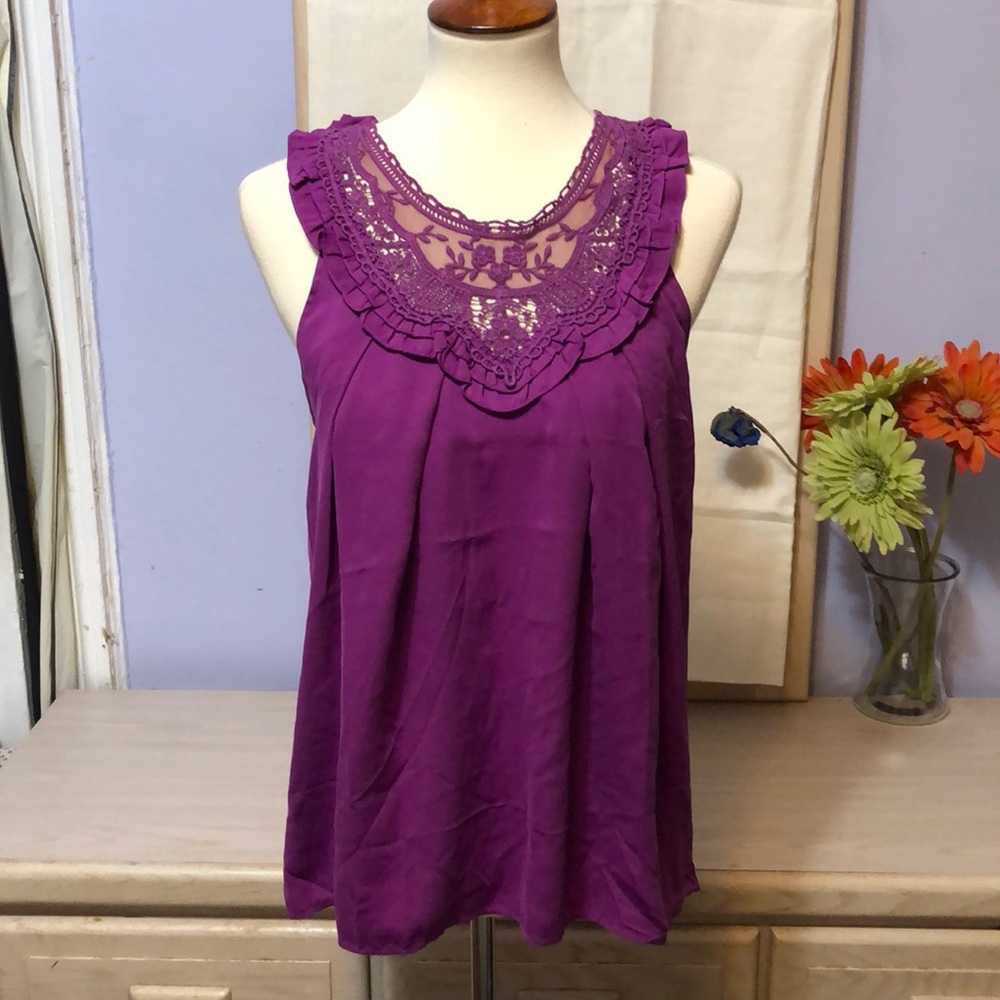 🌹 The Addison story purple raise back sleeveless